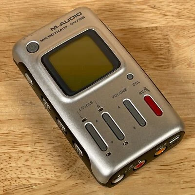 M-Audio MicroTrack 24/96 Au02-079X1 Portable Digital Stereo Recorder - For Parts - Image 1 of 3