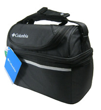 COLUMBIA Thermal Insulated Lunch Pack Black Bag Box 2 Compartments