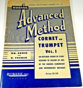 Vintage Rubank, Advanced Method, Cornet or Trumpet Vol. 1 - Picture 1 of 3