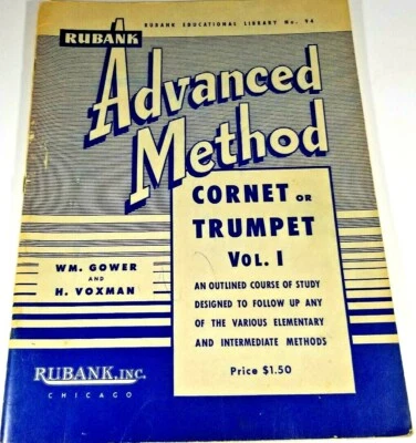 Vintage Rubank, Advanced Method, Cornet or Trumpet Vol. 1 - Image 1 of 3