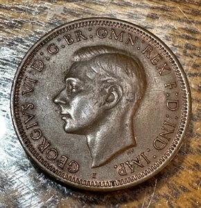 1942(p) Australia Penny Nice Original Brown Uncirculated KM-36 CHRC - Picture 1 of 2