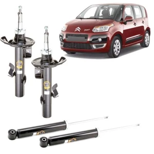 KIT 4 AMMORTIZZATORI ANTERIORI E POSTERIORI PER CITROËN C3 PICASSO 2009 1.4 1.6 - Foto 1 di 5