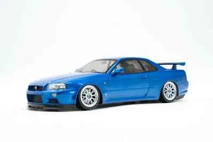 JP Kraemo Nissan Skyline GT-R R34 Blu 1:18 NUOVO IMBALLO ORIGINALE - Foto 1 di 8