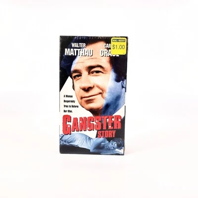 Gangster Story - Starring Walter Matthau VHS Movie Original Seal Foto 1 de 4
