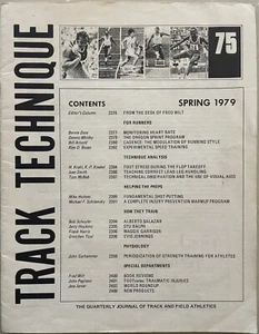 1979 Track Technique Spring #75 Alberto Salazar, Oregon - Picture 1 of 24