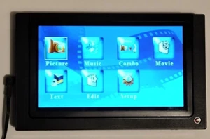 Werbemonitor, Advertising Player 7" , Digitaler Bilderrahmen, ohne CF-Card - Bild 1 von 3
