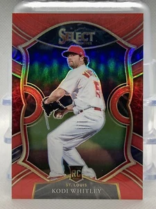2021 Panini Select Baseball #21 Kodi Whitley RC Red Concourse Prizm Rookie /199 - Picture 1 of 3