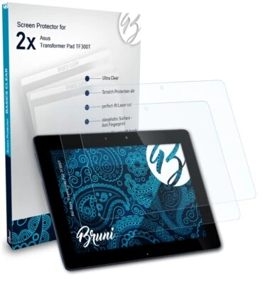 Bruni 2x Écran protecteur pour Asus Transformer Pad TF300T Protecteur d'écran - Bild 1 von 4