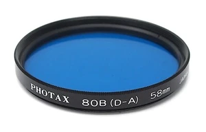 Photax 80B (D-A) 58 mm blaue Schraube im Filter - UK Händler - Bild 1 von 2