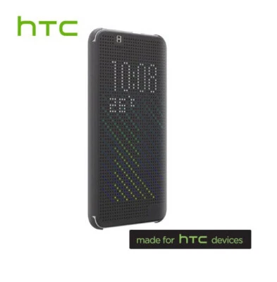Custodia protettiva HTC Folio Dot View Case per HTC Desire 820 nero - Immagine 1 di 2