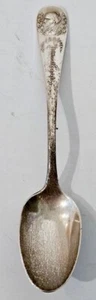 VINTAGE STERLING REGISTERED TRADEMARK BABY SPOON ~POLITICAL EQUALITY - 4 1/2" L - Picture 1 of 3