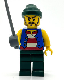 Pirate blue vest Pirates I Lego Minifigure Loot Island 6241
