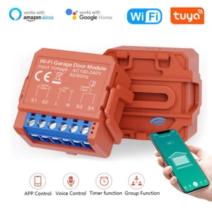 Tuya Smart WiFi Garage Door Module Roller Door Timer Switch APP Voice Control - Picture 1 of 26