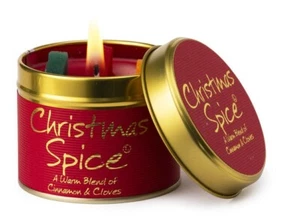 Lily-Flame CHRISTMAS SPICE scented tin candle - Picture 1 of 2