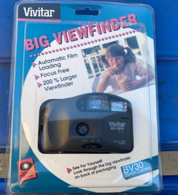 Vintage 1996 VIVITAR 35mm Camera BV30 Big Viewfinder  - New sealed - Image 1 of 3