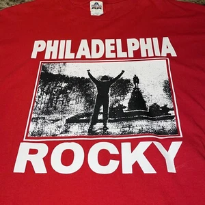 Philadelphia Rocky T shirt XL Red - Picture 1 of 4