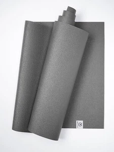 YogaMatters Sticky Grey Yoga Mat 183cm x 61cm Sealed + Free Yoga Strap - Picture 1 of 13