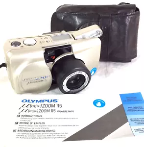 Olympus μmju Zoom 115 Date analoge Kompaktkamera 35 mm Point & Shoot Mju Stylus - Bild 1 von 24