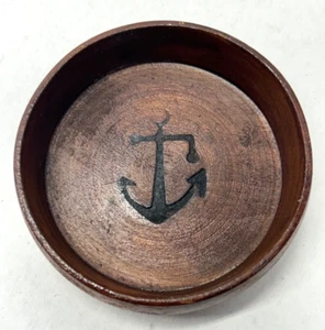 WWII Imperial Japanese Navy Small Wood Bowl - Picture 1 of 3