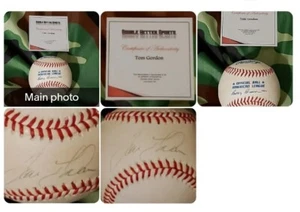 TOM GORDON SIGNED MLB BASEBALL ⚾️ BALL HE PLAYED FOR YANKEES ROYALS PHILLIES - Picture 1 of 6
