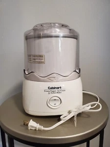 Cuisinart Ice Cream Maker Machine 1.5 Quart Frozen Yogurt Sorbet Complete Set - Picture 1 of 8