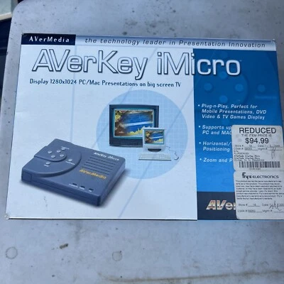AVERMEDIA AVerKey iMicro K0C3 PC/Mac to TV Video Display Converter 1280 x 1024 - Image 1 of 4
