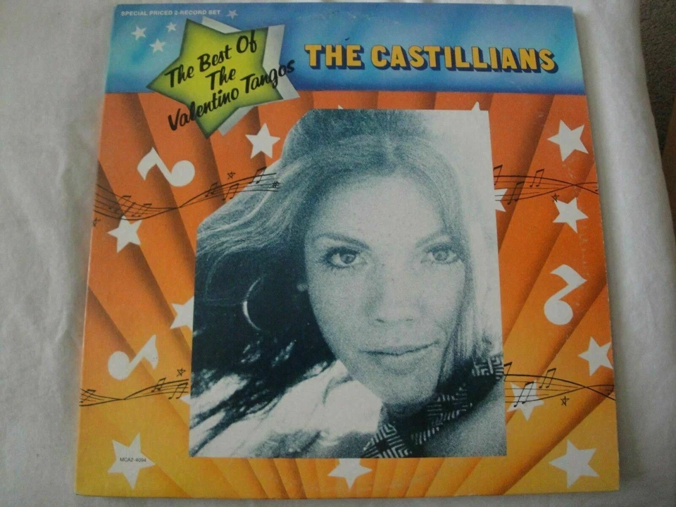 THE CASTILLIANS THE BEST OF THE VALENTINO TANGOS 2X VINYL LP 1976 MCA RECORDS EX - Image 1 of 4