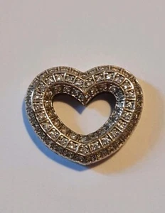 Wert 3300 € Brillant Herz Anhänger ( 1. 00 carat) 585 14 Karat Gold Bicolor - Bild 1 von 7