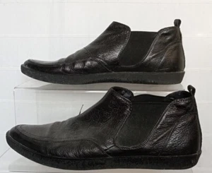 Men's Vagabond Black Leather Short Chelsea Boots Uk 9 EU 42 Nice - Picture 1 of 9
