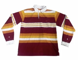 Acne Studios Rugby M Stripper Manica Lunga Medium Uomo Blocco Colore - Foto 1 di 5