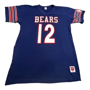 Chicago Bears Wilson T-Shirt Mens M George Stanley Halas Papa Bear Erik Kramer - Picture 1 of 8