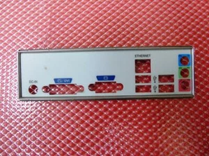 HP P2-1394 Desktop Motherboard I/O Plate Metal Shield Back Plate (Metal) - Picture 1 of 8