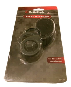 Radio Shack 3-Lens Magnifier. 63-1311. New in packaging. - Picture 1 of 7