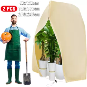 Winterschutz Pflanzen Jumbo Abdeckung mit Tasche Schutz Winter Vlies Haube Zelt - Bild 1 von 20