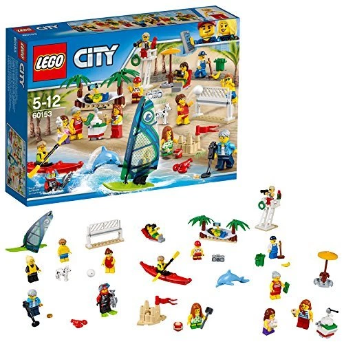 S 0003 90698599f LEGO City 60153 Stadtbewohner Ein Tag AM Strand