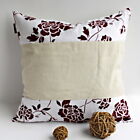 Onitiva - [Floral Ocean] Linen Stylish Patch Work Pillow Cushion Floor Cushio...