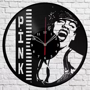 Orologio in vinile rosa vinile orologio da parete decorazione casa vinile disco orologio da parete 2059 - Foto 1 di 12
