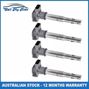 4 x Brand New Ignition Coils for Audi A3 4 & 5 Cylinder 1.8L, 2.0L & 2.5L Eng. - Picture 1 of 2