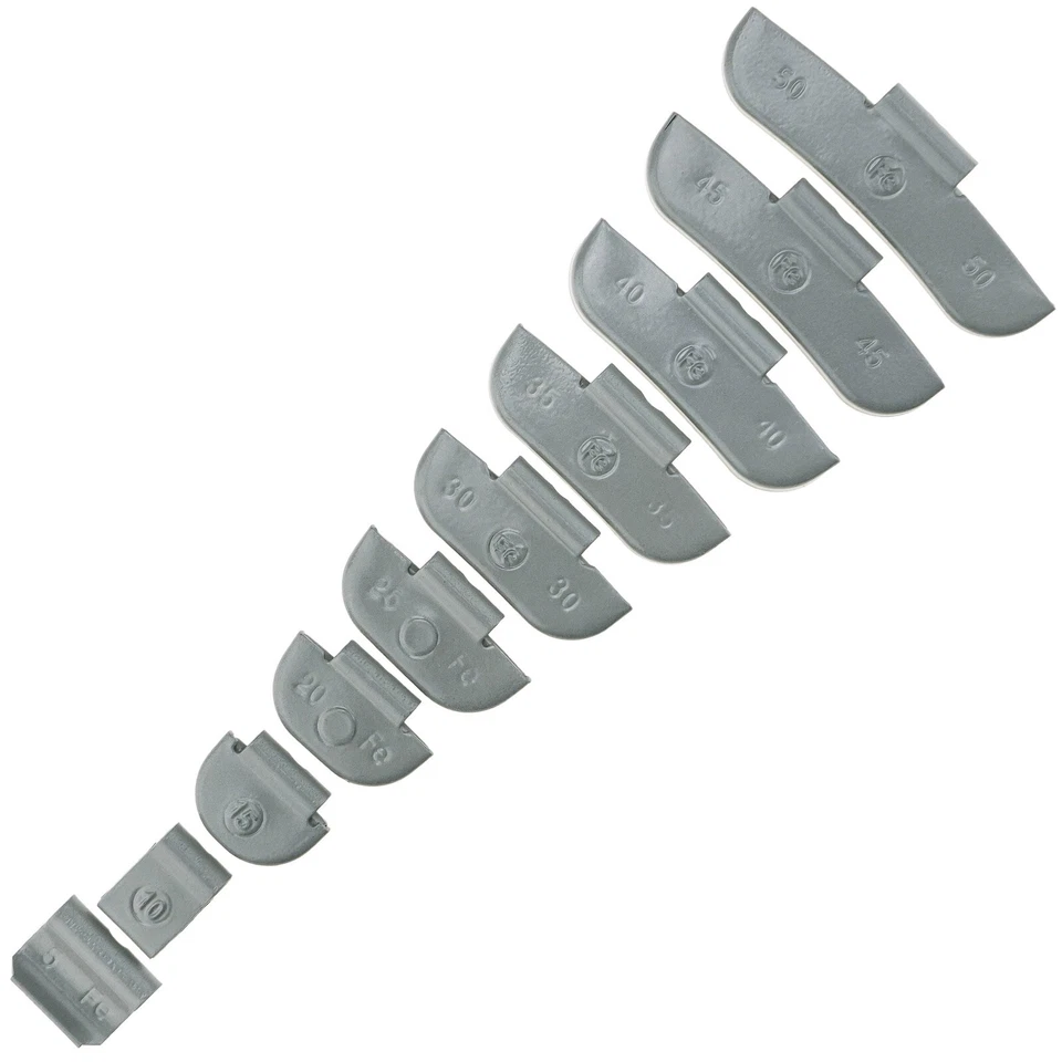 Schlaggewichte für Stahlfelgen 5-50g FE/S Kunststoffbeschichtung Auswuchtgewicht - Bild 1 von 1