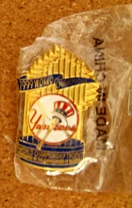 1999 Yankees World Series Champions trophy pin NY New York MLB c43813 - Picture 1 of 7