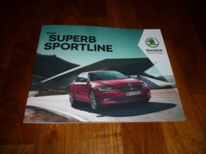 Skoda Superb SPORTLINE und Superb Combi SPORTLINE Prospekt Brochure 11/2018 - Picture 1 of 4