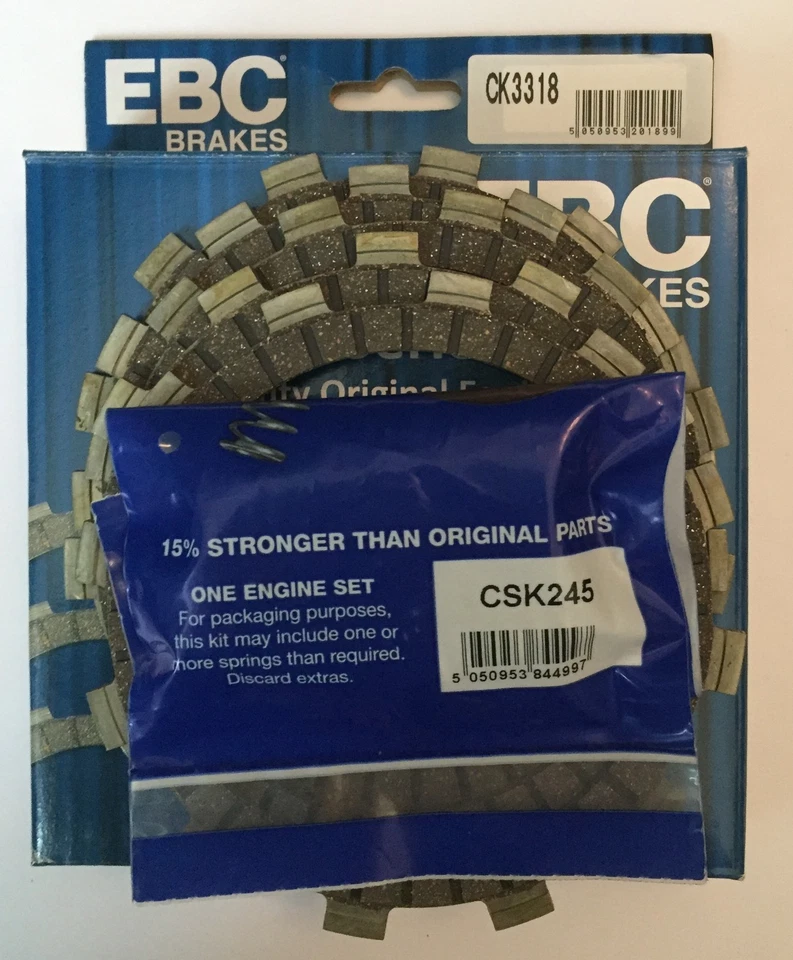 EBC Embrayage Friction Plaques & Ressorts pour Suzuki GSXR125/GSXS125 (2018 2021 - Photo 1/1