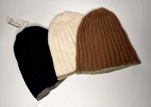Mujeres Hombres Tejido Acosado Gorro Sombrero Calavera Esquí Lano Cálido Elastizado Gorra - Imagen 1 de 13
