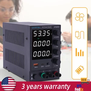60V 5A Wanptek Lab Variable Adjustable Switching Regulated DC Bench Power Supply - Picture 1 of 12