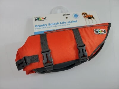 Outward Hound Granby splash Jacket Float Orange Small Dogs 15-30 lbs SM 🐕 - Image 1 of 4
