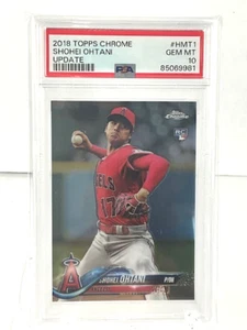 SHOHEI OHTANI - 2018 Topps Chrome Update #HMT1 Pitching - PSA 10 Gem Mint - Bild 1 von 2