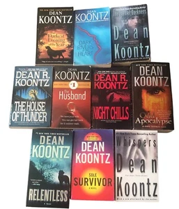 10-PB Bundle B: Dean Koontz Suspense Thriller Novels - Picture 1 of 16