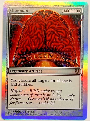 MTG Gleemax (Alternate Foil) | Unhinged NM - Image 1 of 2