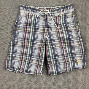Ralph Lauren Plaid Swim Trunks - Multicolor ~ 8/10 - Picture 1 of 12