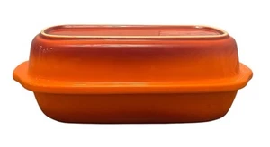 Hells Kitchen Artisan Bread Baker Gordon Ramsey 2.3 Quart Red Orange Stoneware - Picture 1 of 14